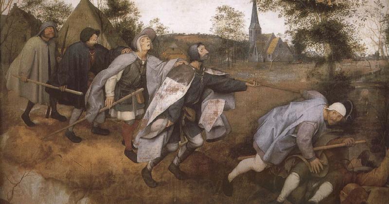 Pieter Bruegel Blind Norge oil painting art